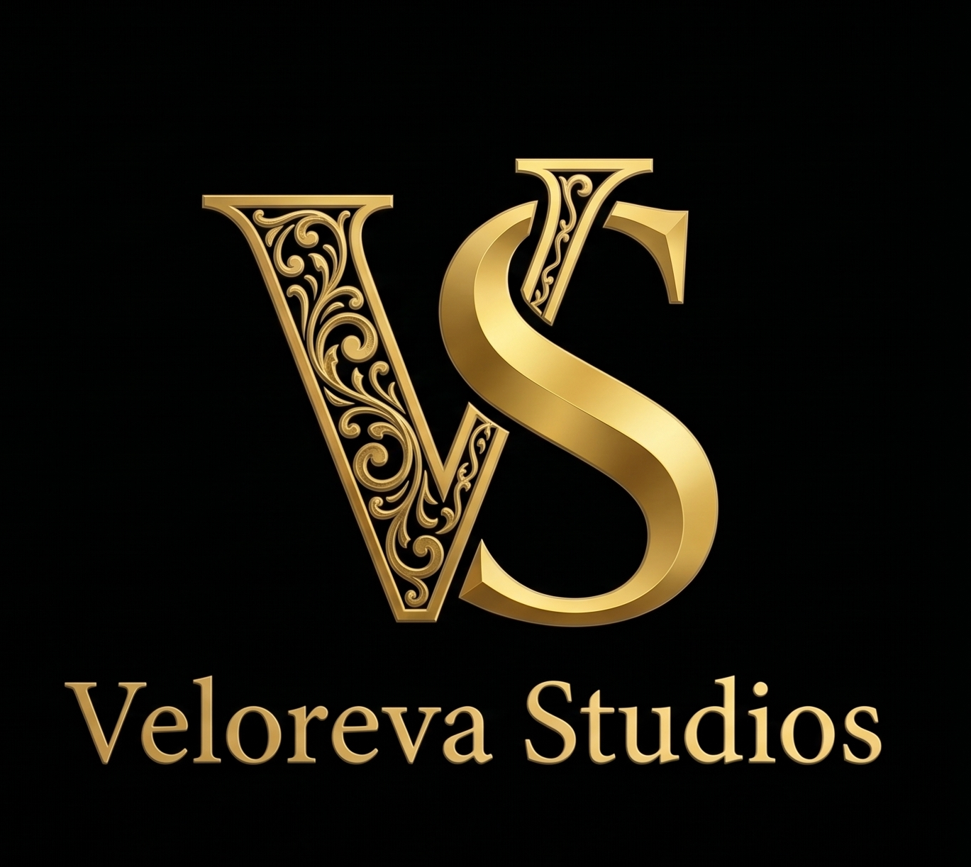 Veloréva Studios luxury custom song commission logo